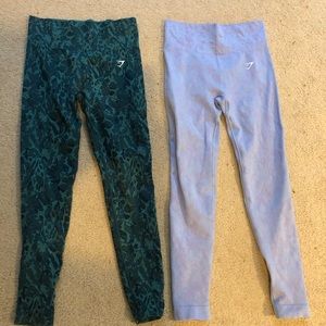 Gymshark bundle butterfly adapt leggings size S worn once